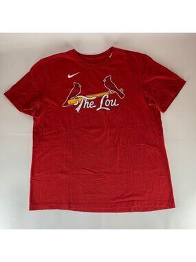 St Louis Cardinals MLB Red Nike City Connect Short Sleeve Shirt Mens Large